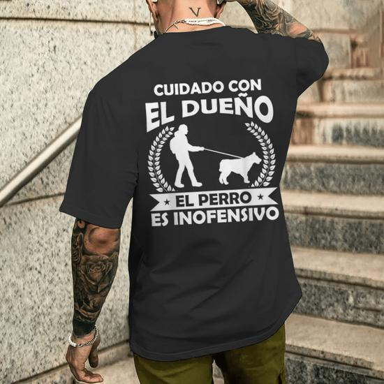 Camisas cuidado con el perro hombre on sale