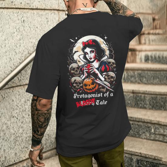 Camiseta blancanieves tatuada deals