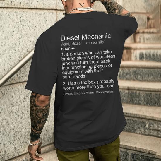 Funny Mechanic T-Shirt For Men - Graphic Tee, 100% Cotton, Printed In USA - View #11