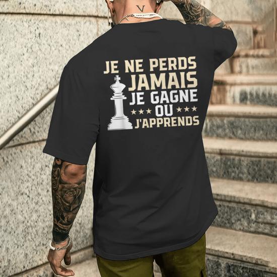 Jeu De Stratégie Échiquier Cadeau Pour Les Fans D'Échecs T-Shirt