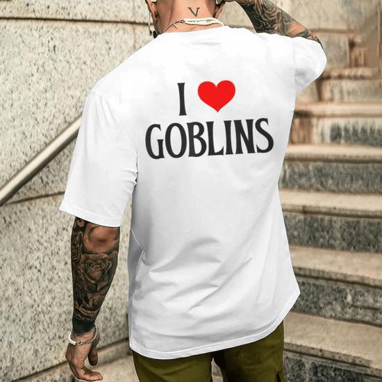I Love Goblins I Heart Goblins Halloween Spirit Goblin Lover Men's