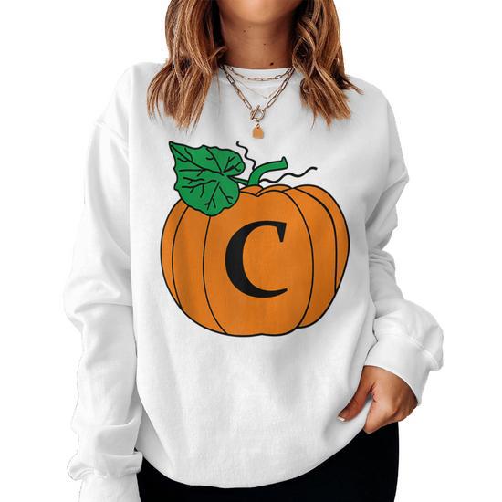 Pumpkin monogram sweatshirt online