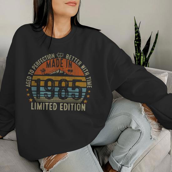 39Th Birthday Vintage 1985 Limited Edition Women Sweatshirt