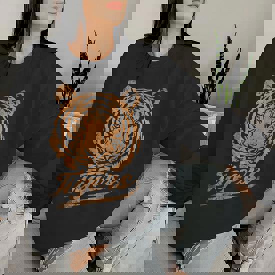 Easy Tiger Distressed Casual-Chic Graphic For Women Women Sweatshirt -  Seseable