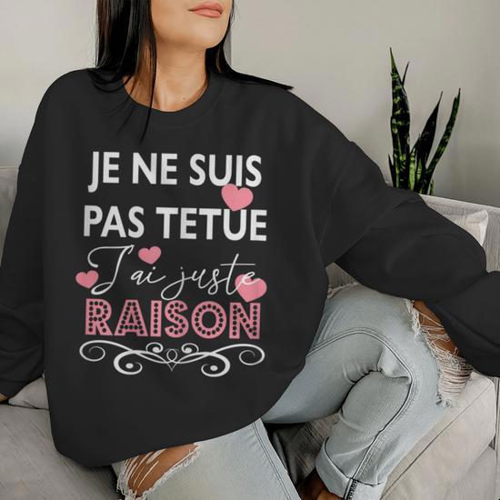 T-shirt Humour 'Je Ne Suis Pas Vieille, Je Suis Vintage' - Manches Longues - Cadeau Drôle Pour Femme - Coton Léger