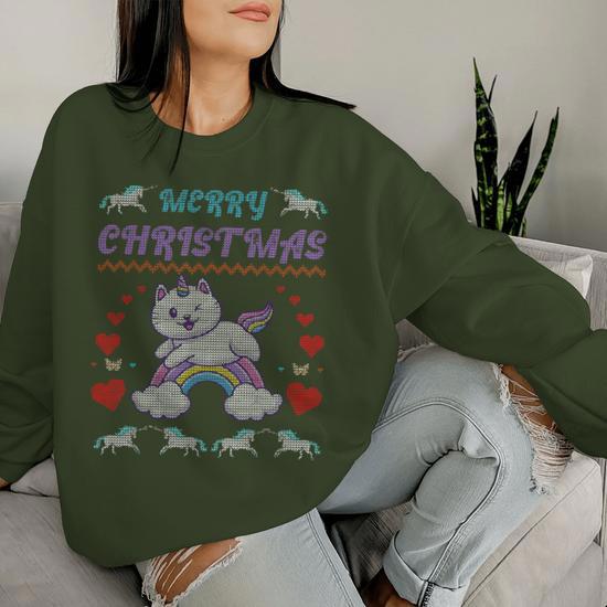 Rainbow ugly sweater best sale