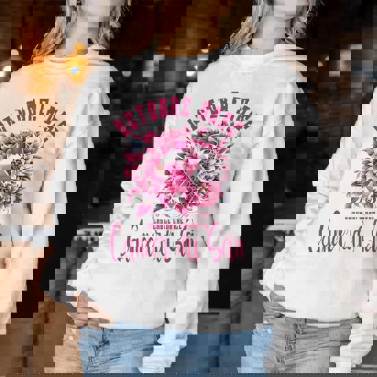 Sweat A Capuche Homme Imprimé Ruban Rose Cancer Du Sein Sweat