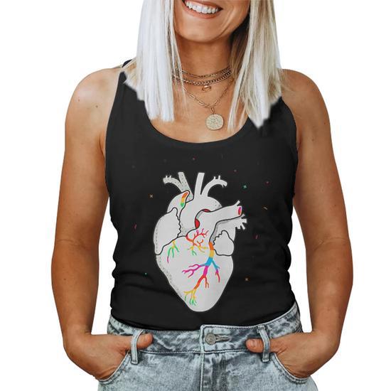 Anatomical PRIDE Hearts cheapest (outline) T-Shirt