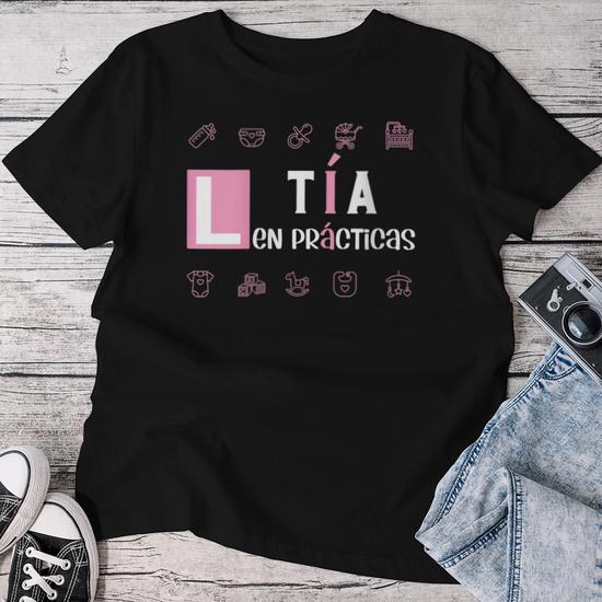 Camiseta Sin Mangas 'Tía En Prácticas' - Regalo Original Para Futuras Tías, Anuncio De Embarazo, Baby Shower (Unisex)