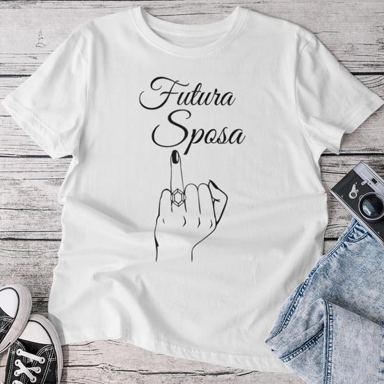 Maglietta Addio Al Nubilato 'Futura Sposa - Brave Ragazze Da Domani' – Tshirt Divertente In Cotone Per Sposa – Idea Regalo Originale Donna - 3