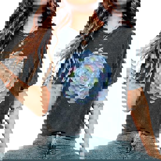 トップス echeveria Utilitywool T-shirt ovy Succulent Whisperer Echeveria Lover Gardening Tank Top Long