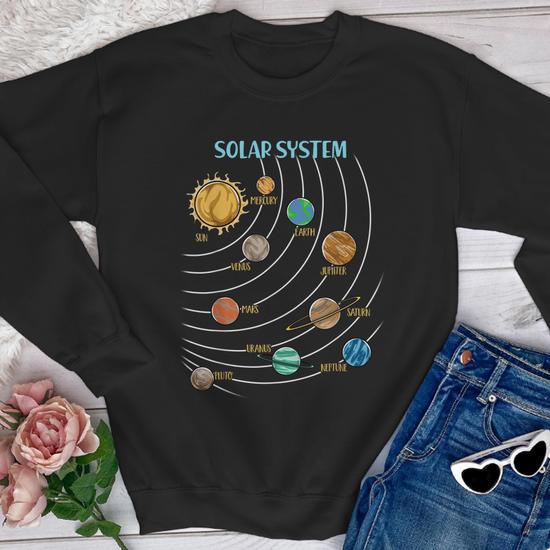 Solar system sweatshirt online