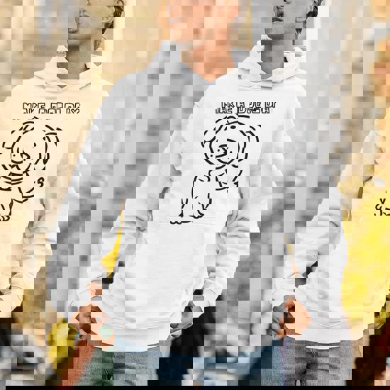 National Make A Dog's Day Cute Dog Outline Unisex Hoodie