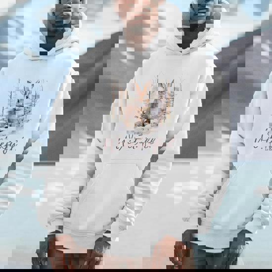 Cute Bunny Woodland Christmas Snowy Woods Rabbit Watercolor Unisex