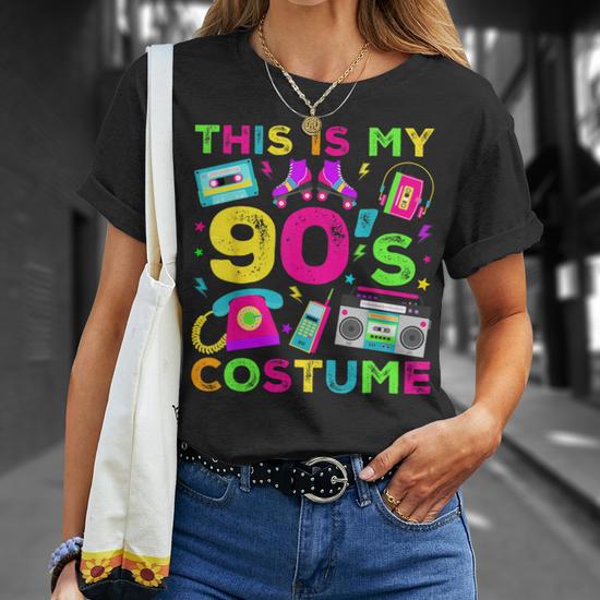 This Is My 90S Costume 90'S Style Nineties Retro Party T-Shirt - Thegiftio