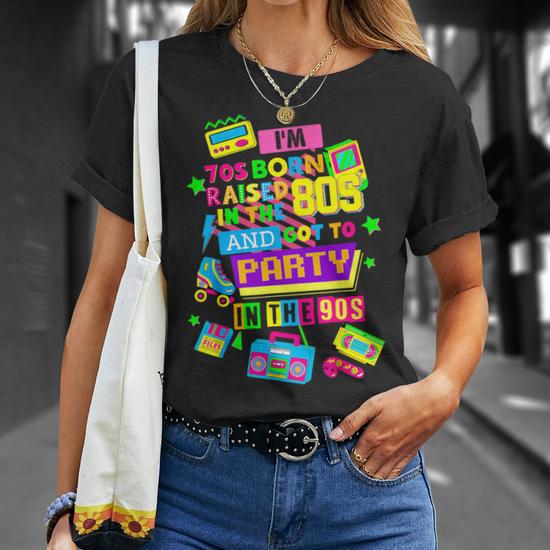 T-Shirt Homme Festival Raver Années 90 - Style Trance Music Old School - Coupe Classique
