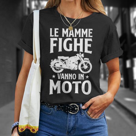 Mamma Motociclista Figa Su Moto Per La Festa Della Mamma Maglietta - 11