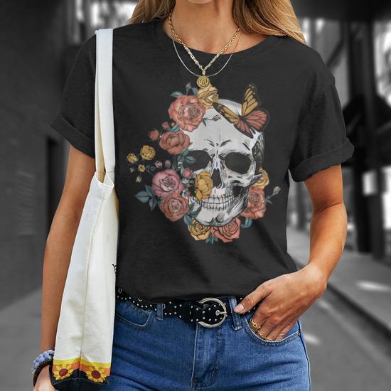 girls skull top