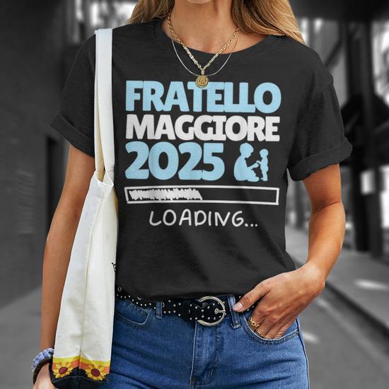 Maglietta Fratello Maggiore Con Trattore - Regalo Originale Per Bambino | T-Shirt Unisex In Cotone - 3