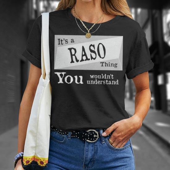 It s A Raso Thing You Wouldn t Understand Raso For Raso T Shirt Thegiftio UK