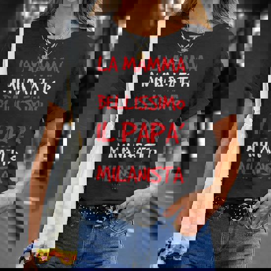 Maglietta Divertente Per Papà Milanista - La Mamma Mi Ha Fatto Bellissimo, Il Papà Milanista - Foto 12