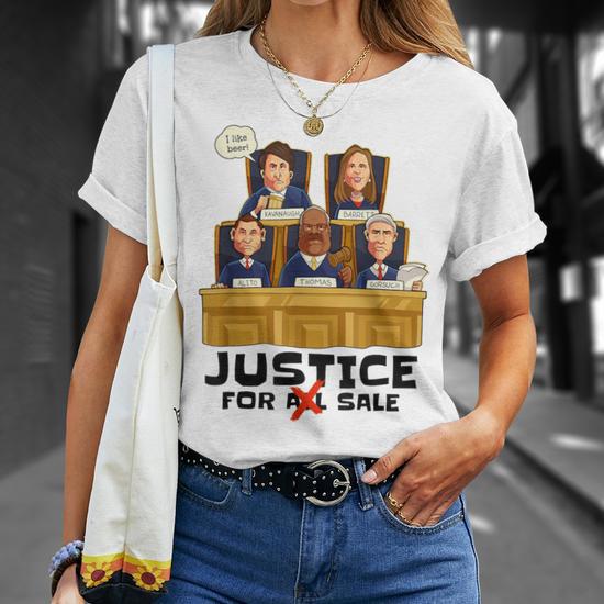 Anti Supreme Court Justice For Sale T Shirt Thegiftio UK