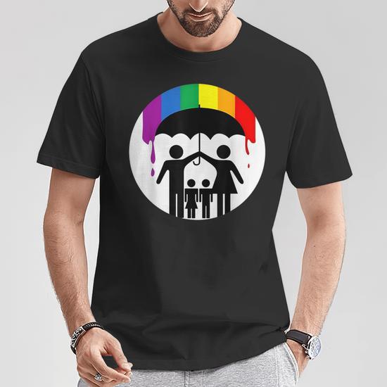 Arco Iris Paraguas Protector Patriotas Camiseta unisex Regaloses