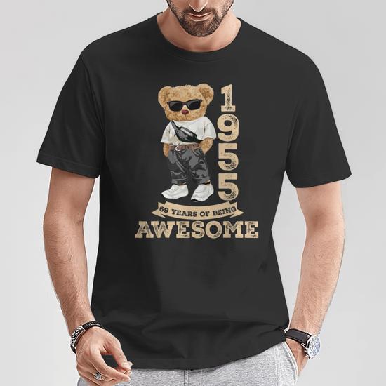 69th Birthday Gift Shirt For Men - Custom Retro 1956 Design, Personalized Year T-Shirt - View #4