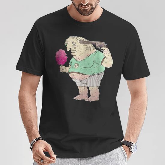 Desmond Smiling Friends Cotton Candy T-Shirt - Thegiftio