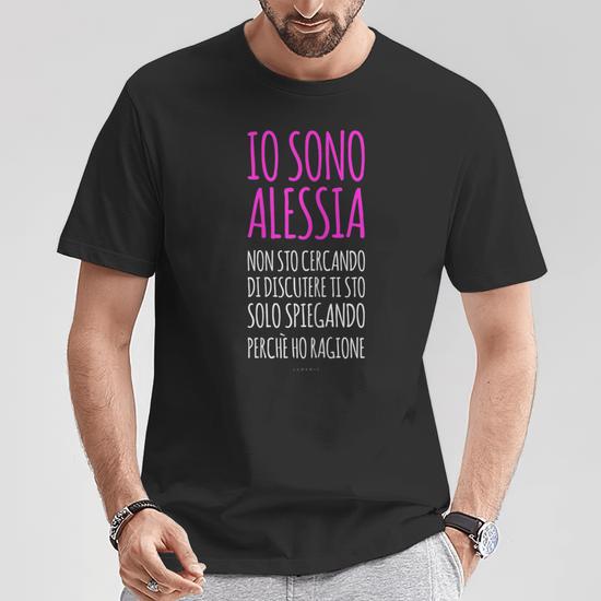 T-Shirt Donna 'I Am A Princess' – Maglietta Divertente E Umoristica In Cotone | Stampata In Francia | Regalo Originale Per Moglie, Mamma, Compleanno, Natale | Nero, Taglia S