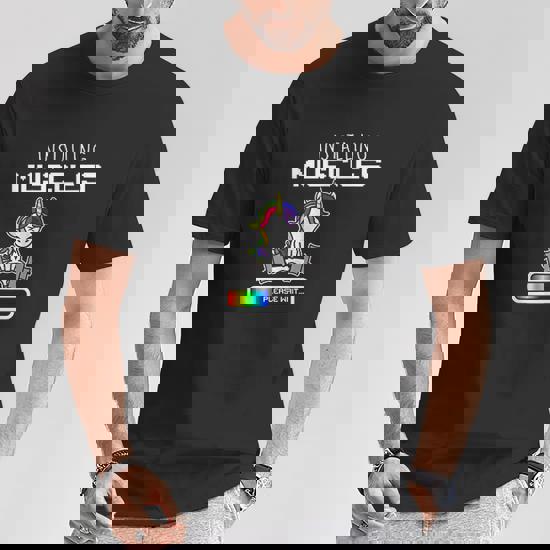 Installing Muscles - Unicorn Loading - Funny Lifting Shirt Installing Muscles - Unicorn Loading - Funny Lifting Shirt