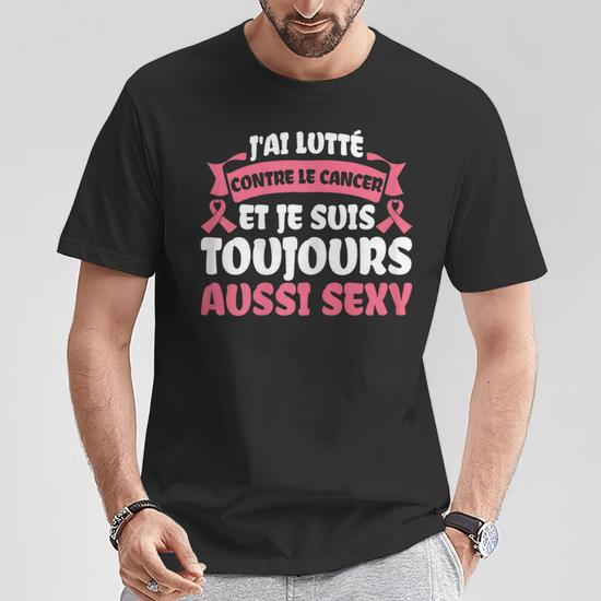 T-Shirt Octobre Rose Femme – Manches Courtes, Grandes Tailles – Ruban Rose Cancer Du Sein – Coton Doux, 2025