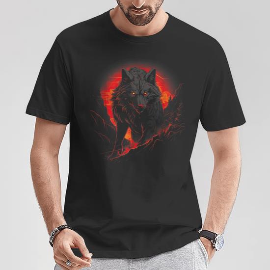 T-shirt graphique Alaska Wolves T-shirt meute de loups