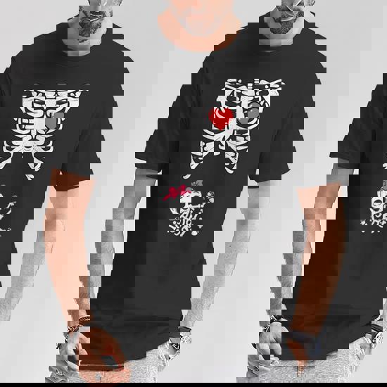 Pregnant Belly Costume Pregnancy Funny X-ray Couple T Shirts