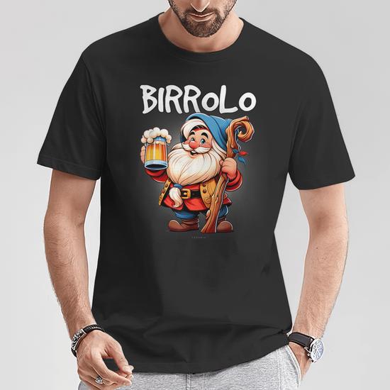 T-Shirt Uomo Umoristica 'Loading Beer' – 100% Cotone, Stampa Vinilica, Maglietta Per Amanti Della Birra