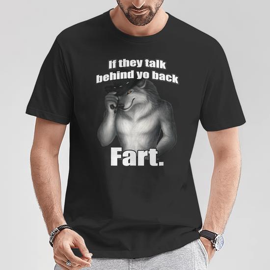 T-shirt Humoristique "NO TOXICS No Farts" - Noir - Taille M - Unisexe