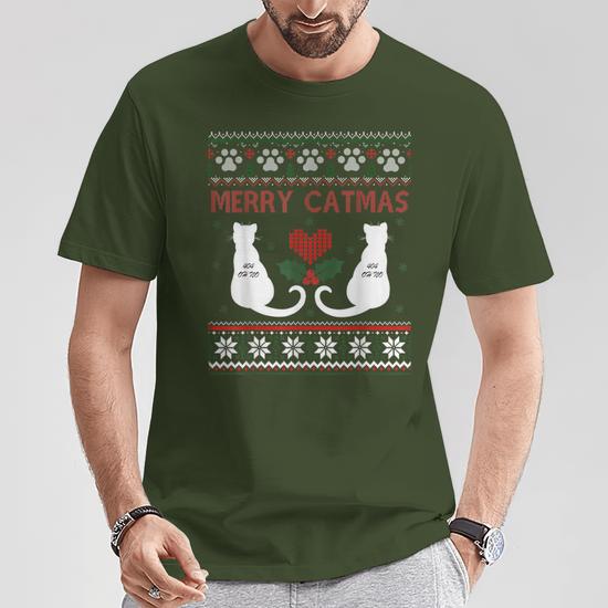 Merry catmas shirt hotsell