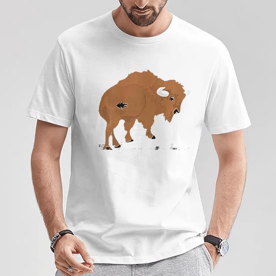 Cool Bison Animal T Shirt Thegiftio UK