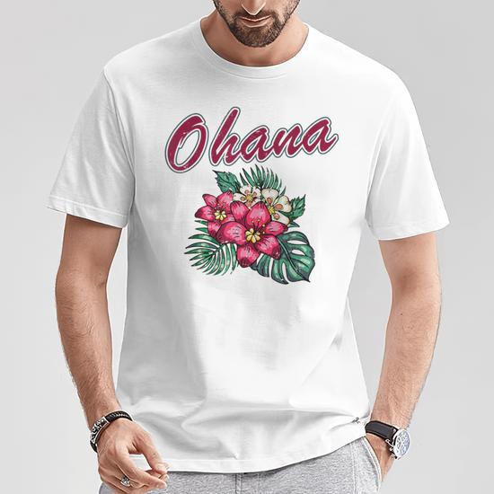 T-shirt Manches Longues Hawaii Hibiscus Flowers - Motif Tropical, Coupe Classique - Pour Surf, Vacances, Cadeau