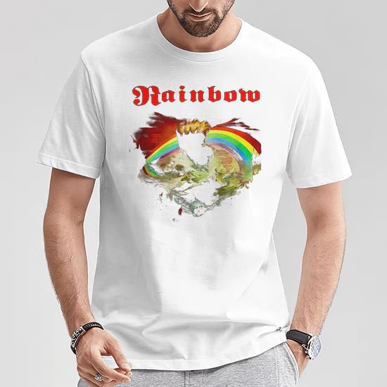 Rainbow rising t shirt online