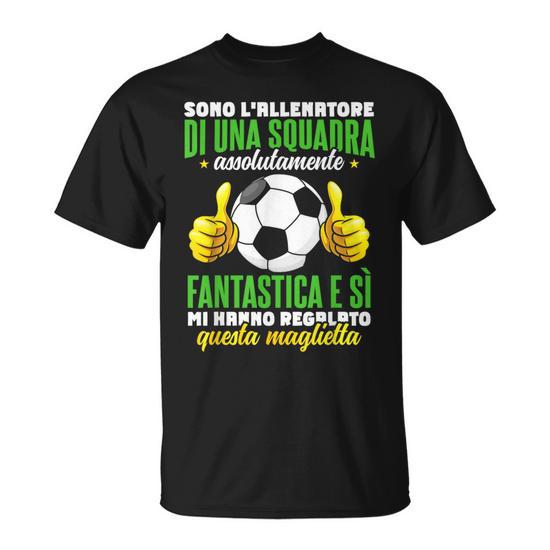 T-Shirt Uomo calciatori Famosi Maglietta Football Idea Regalo Divertente Compleanno Tifoso Festa del papà Calcio - Linea Classic - 100% Cotone 185 gr /mq (S, Azzurro
