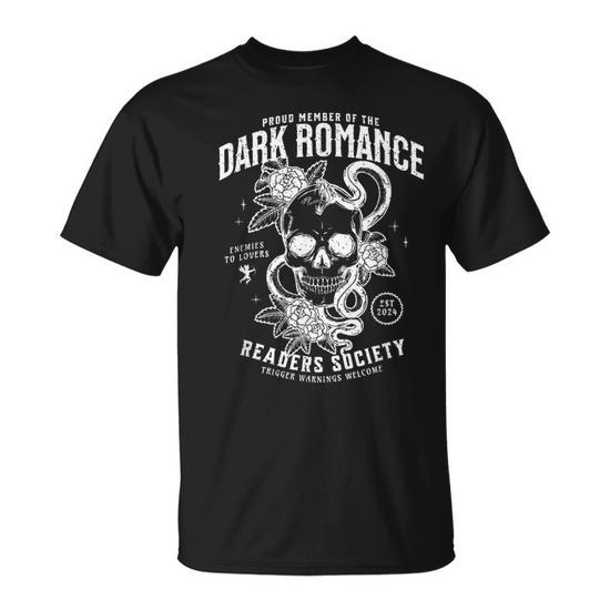 Book Lover Dark Romance Readers Society Smut Reader Women T-Shirt