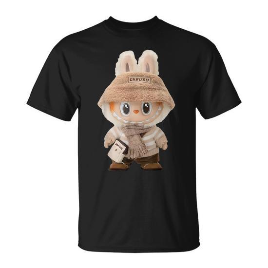 Cute Labubu Classic Pose Fun Labubu Lover T-Shirt - Monsterry