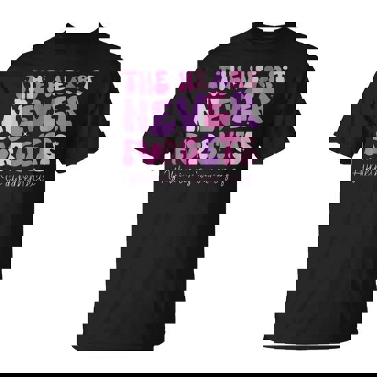 Alzheimer's Awareness Heart Never Forgets T-Shirt