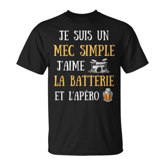 T-shirt Bébé Humour "Batterie Déchargée" - 100% Coton, Manches Courtes, Tailles 3 à 18 Mois - 7