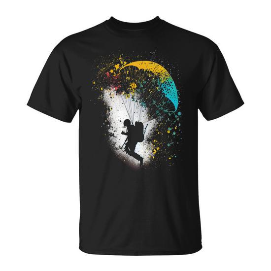 T-shirt Parapente - Noir - Homme/femme - Marque Générique - Neuf