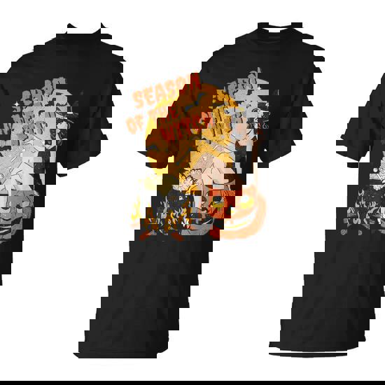 Season Of The Witch Halloween Samhain T-Shirt | Seseable CA