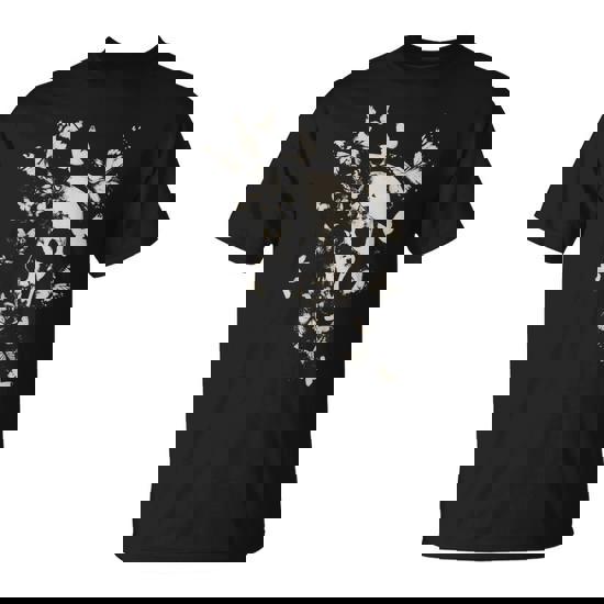 Skull Butterfly Goth Grunge Y2k Gothic Alt Emo Aesthetic T
