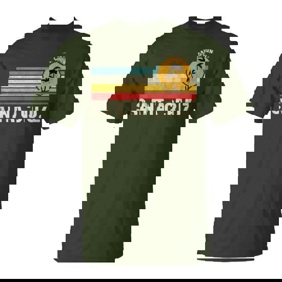 Jaspe Rojo Camiseta Retro California Años 70-80 Estilo Vintage