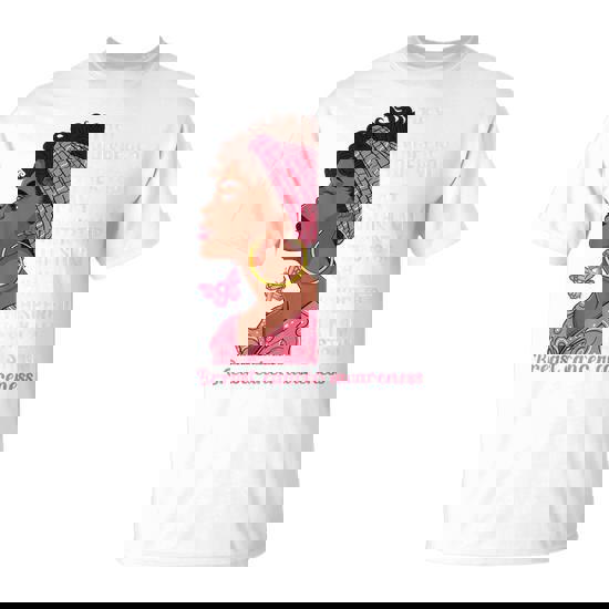African American Breast Cancer Awareness T-Shirt Black Women African American Breast Cancer Awareness T-Shirt Black Women